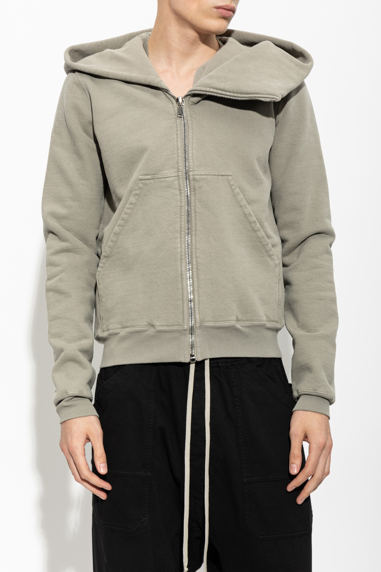 Rick Owens DRKSHDW Sweatshirt with asymmetric zipper | Men's | Vitkac